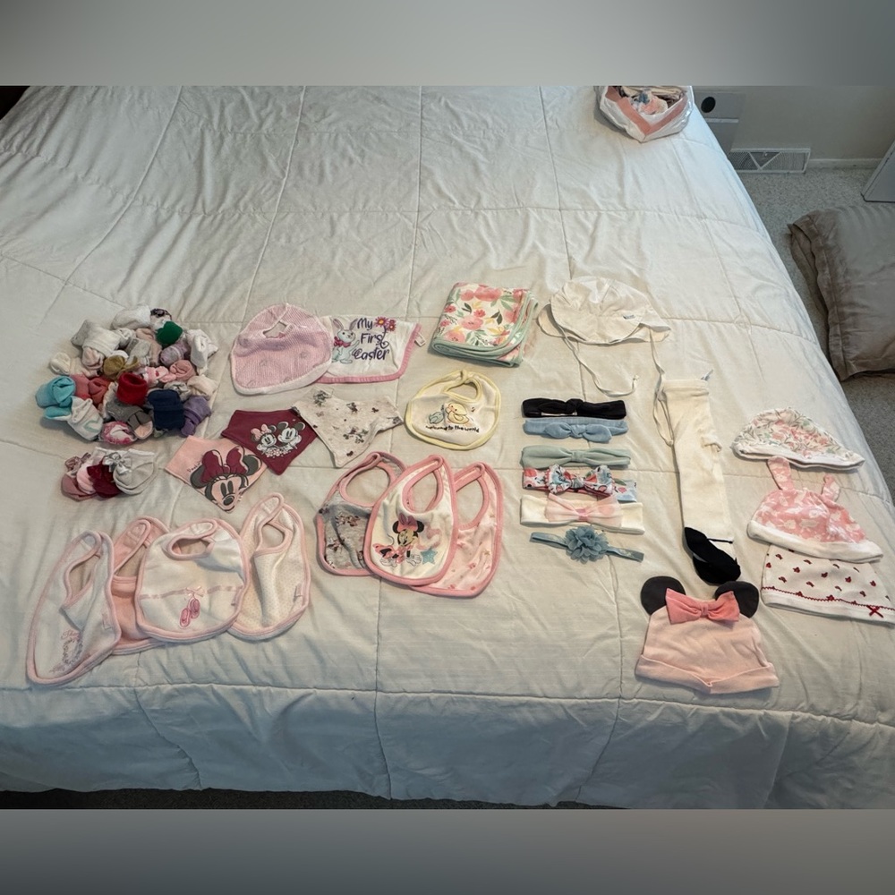Baby girl accessory bundle
